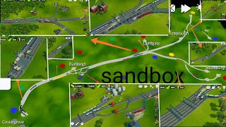 Deckelevens railroad 2 level 1010 sandbox one way traffic [upl. by Hedley939]