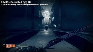 All 9 Corrupted Egg Locations in quotThe Shattered Thronequot Dungeon Destiny 2 Forsaken [upl. by Amann]