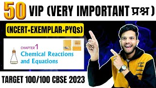 Most Important Questions Ch1 Chemical Reactions amp EquationsClass 10 ScienceVIP 20 Santosh Bhatt [upl. by Ethban968]