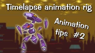 Timelapse Animation Genesect Pokemon  Animation tips 2 [upl. by Yentiw]