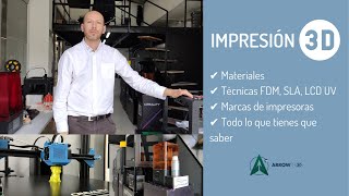 ¿Qué es la impresión 3D Tipos de impresoras técnicas y materiales [upl. by Sosthenna691]