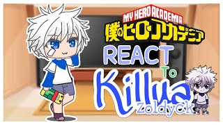 BNHA reacts to Killua Zoldyck [upl. by Eniamraj]