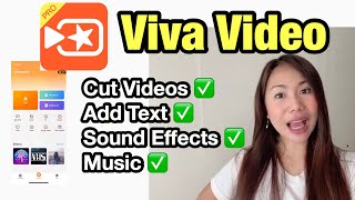 HOW TO EDIT VIDEOS USING VIVA VIDEO 2020 English  Basic Editing [upl. by Oettam249]