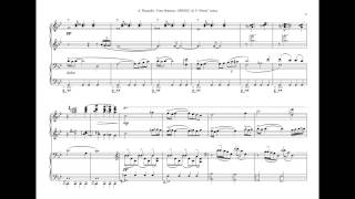 A Piazzolla  Four Seasons  1 SPRING  for piano 4 hands  sheet music [upl. by Oleusnoc]