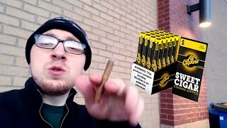 Al Capone Sweet Cognac Dipped  Cigarillo Review [upl. by Dafna144]