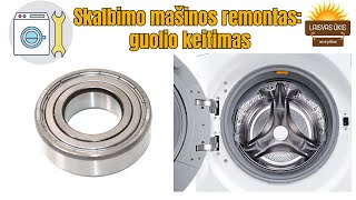 Skalbimo mašinos remontas guolio keitimas [upl. by Alberta670]