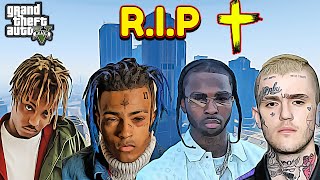 Rappers Deaths Recreation in GTA 5 XXXTentacion Pop Smoke Juice Wrld Lil Peep [upl. by Maurine]