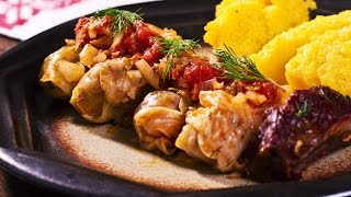 Sarmale  Romanian Cabbage Rolls Recipe [upl. by Athena]