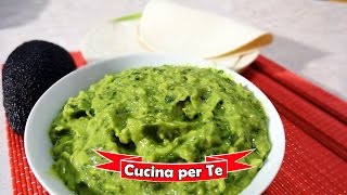 Guacamole recipe  La Ricetta Velocissima [upl. by Kcirnek]