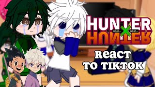 Hunter x Hunter react to tiktok •Gacha club• HxH [upl. by Brandenburg]