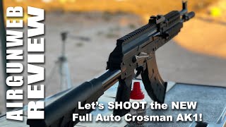 AIRGUN REVIEW  Crosman AK1  FULL AUTO BB RIFLE  Too Much Fun [upl. by Golding]