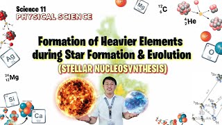 FORMATION OF HEAVIER ELEMENTS  STELLAR NUCLEOSYNTHESIS  SCIENCE 11  PHYSICAL SCIENCE [upl. by Ahsoek923]