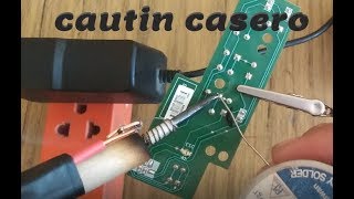 como hacer cautin soldador casero de 5V [upl. by Nomolas]