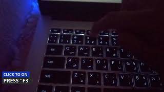 HOW TO TURN ON KEYBOARD LIGHT IN HUAWEI LAPTOP [upl. by Hareema]