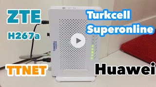 ZTE  HUAWEI  TTNET Superonline Modem şifresi değiştirme Telefon ile nasıl yapılır [upl. by Vasos890]