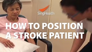 How To Position A Stroke Patient [upl. by Bathesda84]