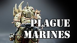 How to paint Death Guard Plague marines [upl. by Suivatnom]