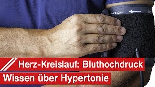 Was ist Bluthochdruck  Hypertonie Warum die Kontrolle des Blutdruckes wichtig ist [upl. by Nitsid241]