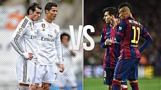 Lionel Messi amp Neymar vs Ronaldo amp Bale 2015 ● Skills amp Goals Battle  HD [upl. by Ahsiniuq]