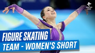 Figure Skating  Team Event  Womens Short Program  Full Replay  Beijing2022 [upl. by Bonita727]