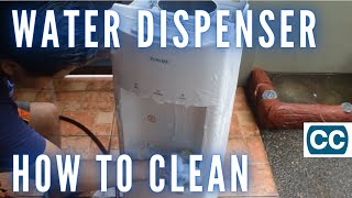 HOW TO CLEAN WATER DISPENSER STEPBYSTEP [upl. by Tom]