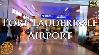 Fort Lauderdale Airport Hollywood International Airport FLL Florida Tour [upl. by Gerti]