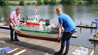 UNIQUE BIG SCALE SAR RESCUE BOATS IN ACTION SMC IBBENBÜREN TomBikonkav [upl. by Quintilla821]