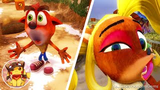 Crash Bandicoot N Sane Trilogy  All Death Animations 1080p [upl. by Reffotsirhc]