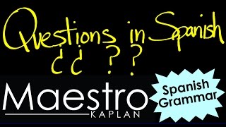 Forming Questions in Spanish interrogatives yesno tags [upl. by Barbie]