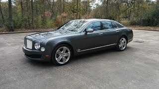 2011 Bentley Mulsanne  Review in Detail Start up Exhaust Sound and Test Drive [upl. by Annahgiel]