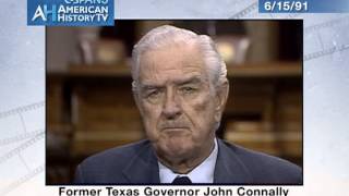 John Connally on JFK Assassination 1991 CSPAN interview [upl. by Aronek25]