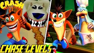 Evolution of Chase Levels in Crash Bandicoot 19962016 [upl. by Wilkison]