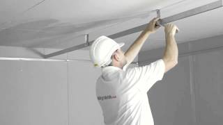 How to Install an MF Plasterboard Ceiling [upl. by Ailecec982]