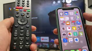 How to CONNECT iPhone to Sony TV Watch anything on your iPhone on the TV by SCREEN MIRRORING [upl. by Athena]