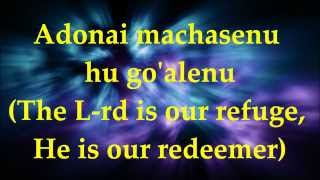 Adonai Machasenu  Lyrics and Translation [upl. by Nolte]