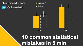 Ten Statistical Mistakes in 5 Min [upl. by Druci]