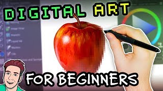 How to Make DIGITAL ART on a Computer For Beginners [upl. by Anomis]