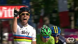 Cavendish Sprints to Win Final Stage of the 2012 Tour de France [upl. by Ellette486]