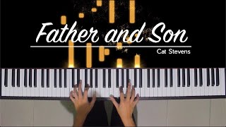 Father and Son  Cat Stevens HQ Piano Cover Tutorial w FREE SHEET MUSIC [upl. by Ailuy664]