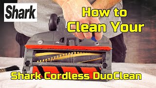 How to Clean Shark Anti Hair Wrap Cordless Vacuum Cleaner IZ251UK [upl. by Sampson568]