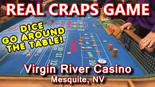 30 MINUTES OF CRAPS  Live Craps Game 48  Virgin River Casino Mesquite NV  Inside the Casino [upl. by Codee592]