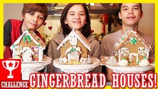 GINGERBREAD HOUSE CHALLENGE  KITTIESMAMA [upl. by Hildebrandt]