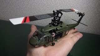 プラモのラジコン化  UH60A Black Hawk [upl. by Elletnuahc]