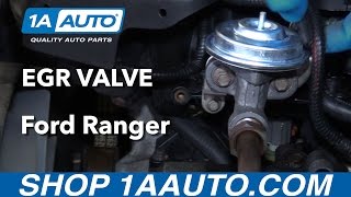 How to Replace EGR Valve 9812 Ford Ranger [upl. by Capriola]