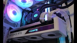 Gigabyte 3070 Vision OC Unboxing  PC showcase [upl. by Cirdla]