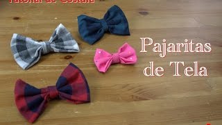 Tutorial 17  Como hacer una Pajarita  How to make a bow tie [upl. by Puna877]