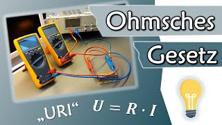 Ohmsches Gesetz Alles quotURIquot Erklärung und praktischer Versuch  Gleichstromtechnik 3 [upl. by Aretta991]