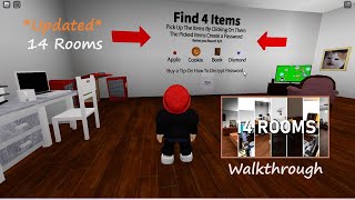 ROBLOX  Escape Room NEW  Walkthrough All 14 Rooms [upl. by Desireah]