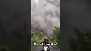 Powerful eruption of Semeru volcano in Indonesia [upl. by Ainahpets]