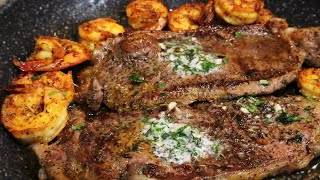 How to Cook Garlic Butter Steak Easy Steak Recipe [upl. by Juli]